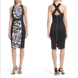 Ted Baker Akva Kensington Floral Bodycon Dress XXS